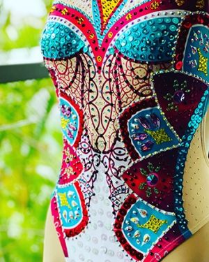 Meadore Artistic Swimming Elite Competition Custom Designed Swimwear
